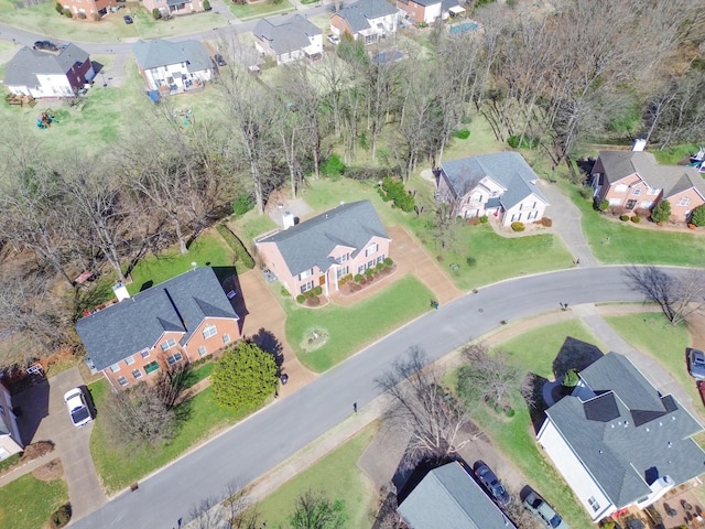 birds eye view of property featuring a residential view