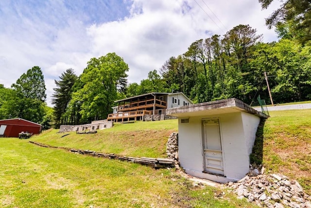 view of outbuilding with an outbuilding