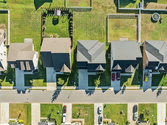 drone / aerial view featuring a residential view