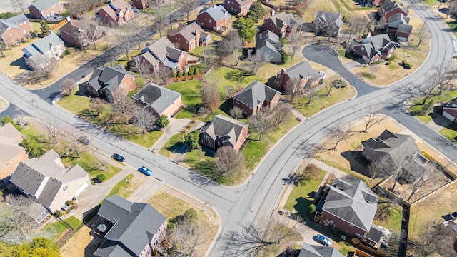 aerial view featuring a residential view