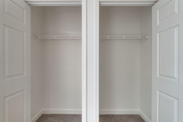 view of closet