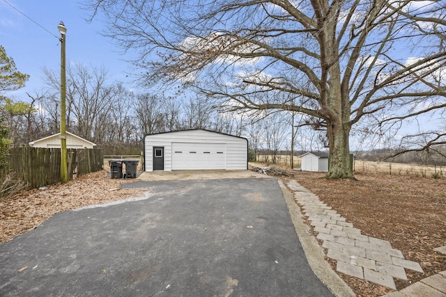 exterior space featuring fence