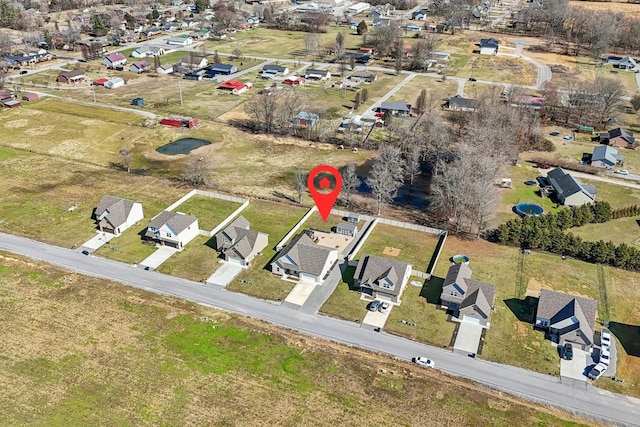 birds eye view of property featuring a residential view