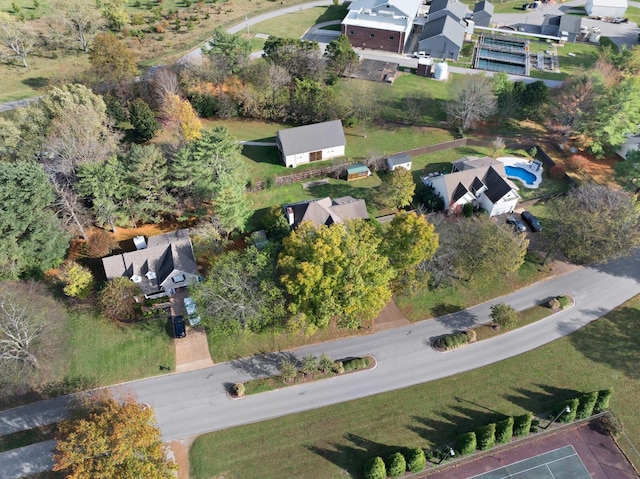 birds eye view of property featuring a residential view