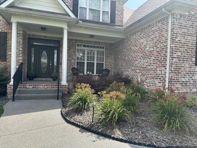 3009 Stewart Campbell Pt, Spring Hill, TN 37174 - view of exterior entry featuring brick siding and a porch