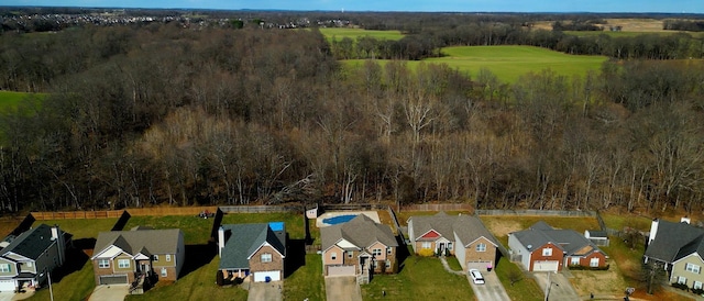 birds eye view of property featuring a residential view