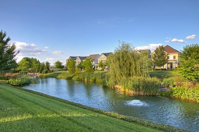 view of water feature