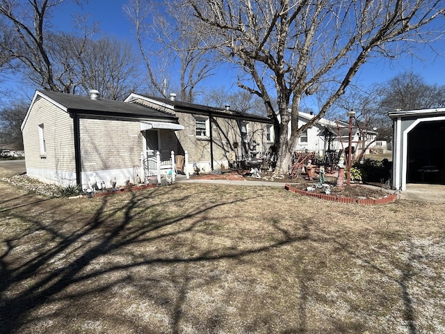 view of rear view of property