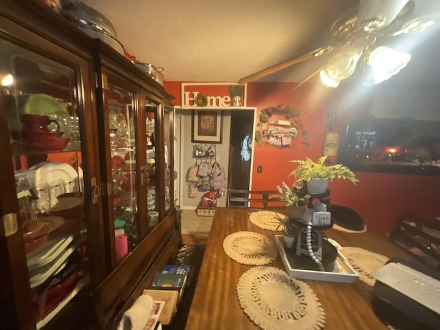 dining area with wood finished floors