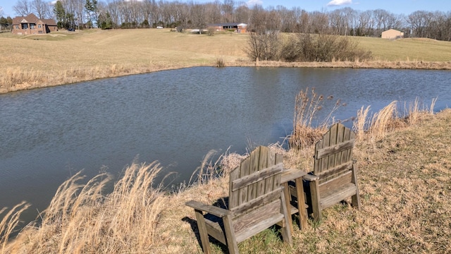 view of water feature