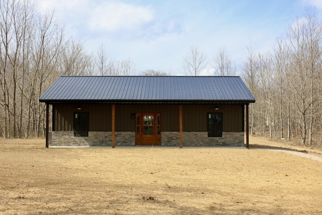 view of stable