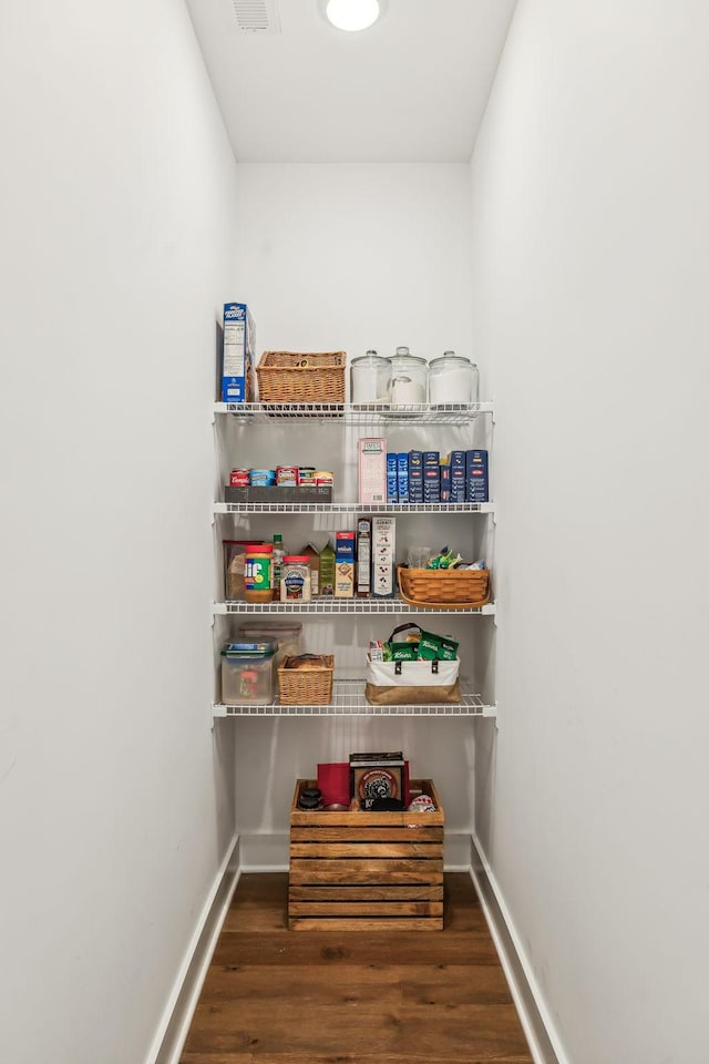 view of pantry