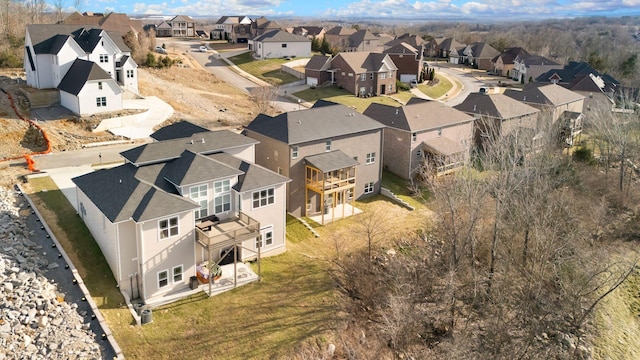 drone / aerial view featuring a residential view