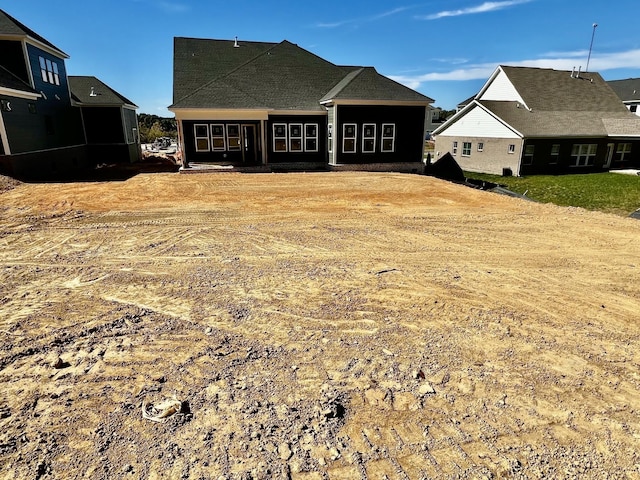 view of rear view of property