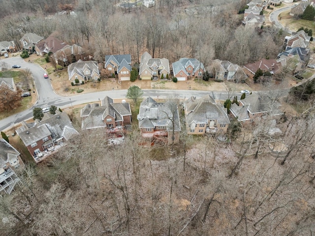 drone / aerial view featuring a residential view