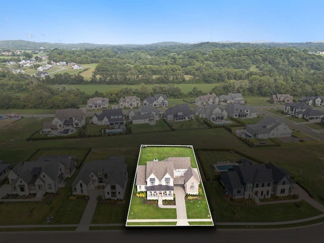 6324 Percheron Ln, Arrington, TN 37014 - aerial view with a residential view