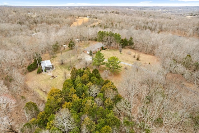 aerial view featuring a rural view