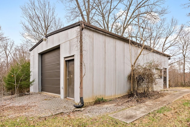 view of outdoor structure featuring an outdoor structure