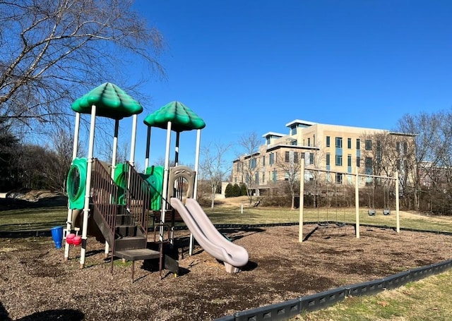 view of communal playground