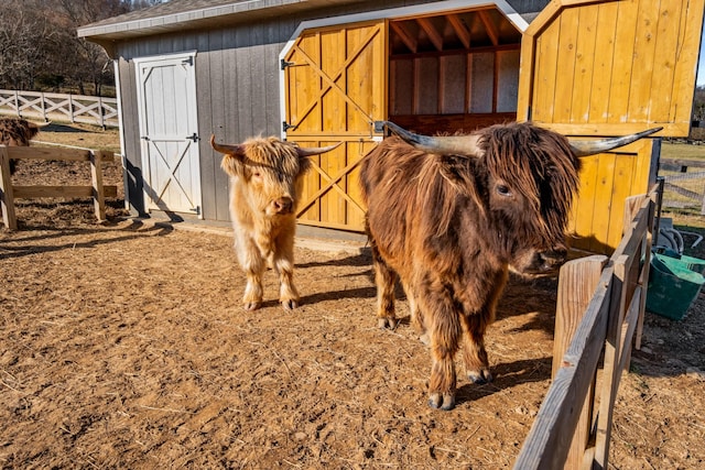 view of stable