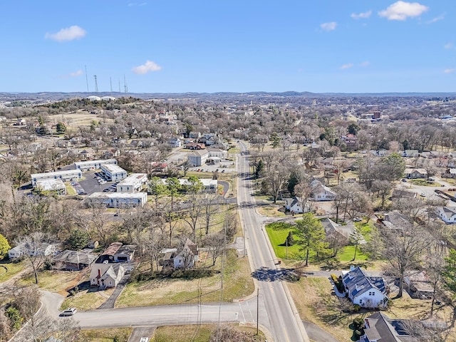 drone / aerial view featuring a residential view