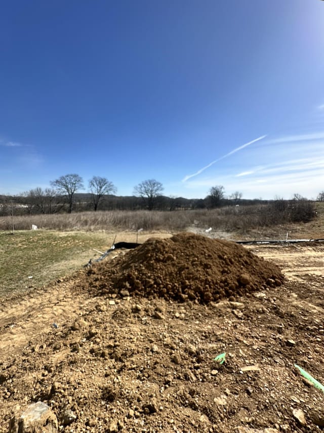 view of landscape featuring a rural view