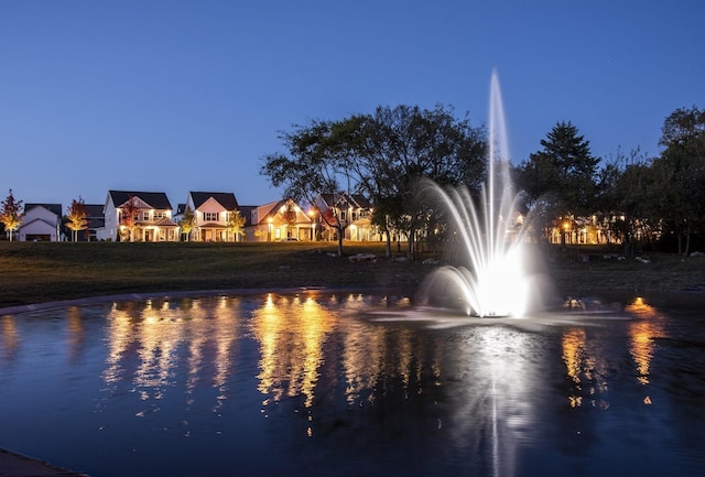 water view with a residential view