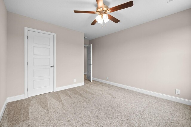 148 Cardinal Crk, Clarksville, TN 37040 - unfurnished bedroom featuring carpet floors, baseboards, and ceiling fan