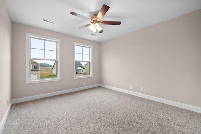 148 Cardinal Crk, Clarksville, TN 37040 - spare room with carpet floors, baseboards, and a ceiling fan