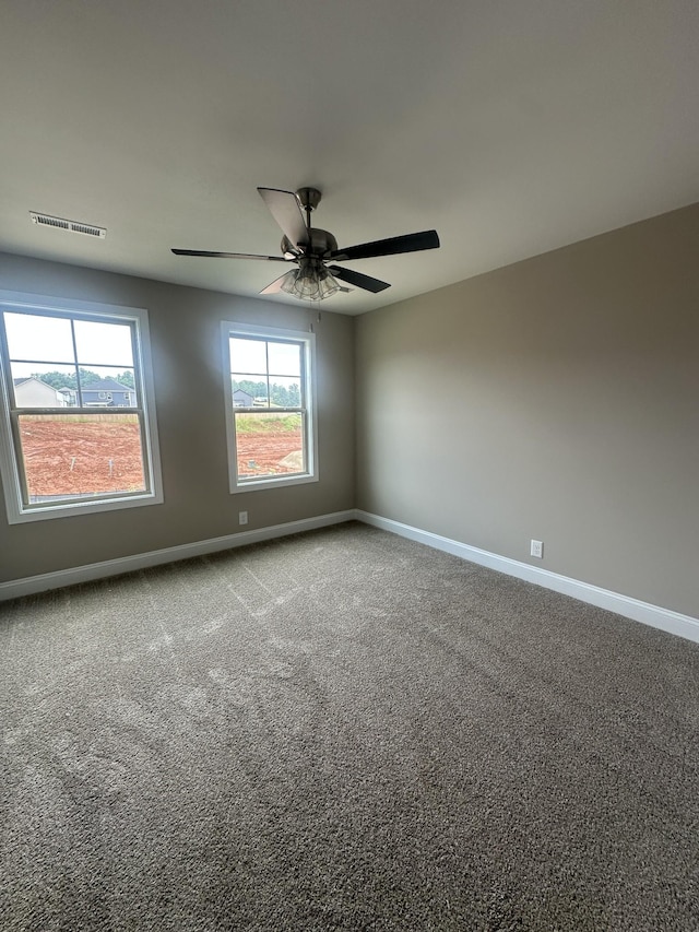 148 Cardinal Crk, Clarksville, TN 37040 - empty room with baseboards, carpet floors, and a ceiling fan