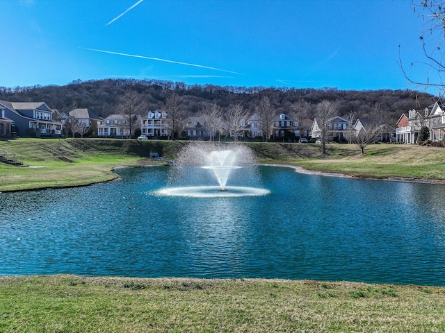 water view with a residential view