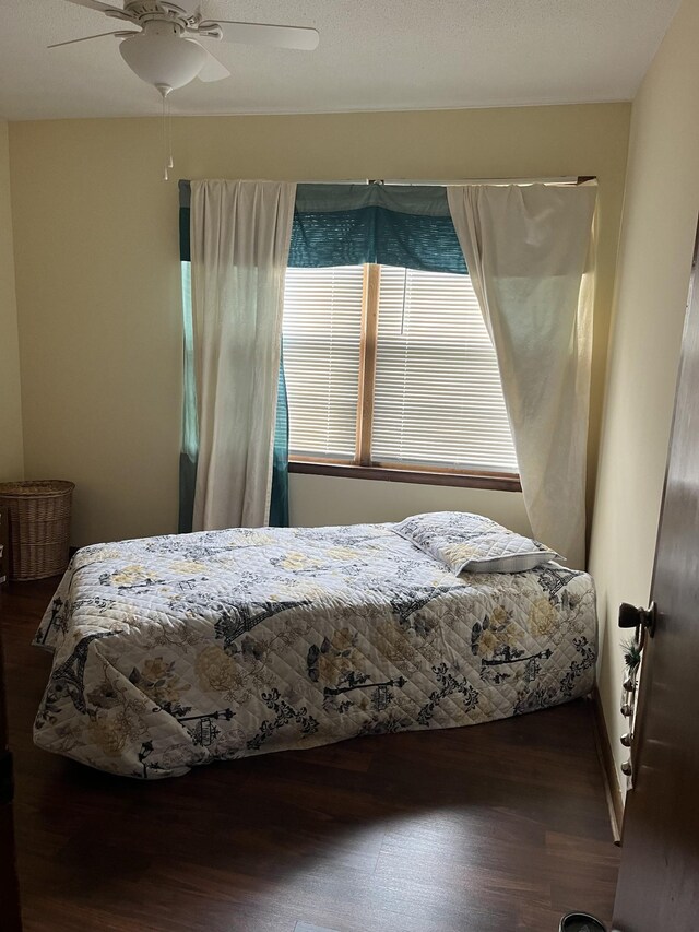 21 Cedar Ln, Mulberry, TN 37359 - bedroom with wood finished floors and a ceiling fan