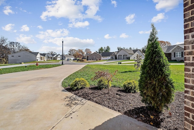 exterior space with a residential view