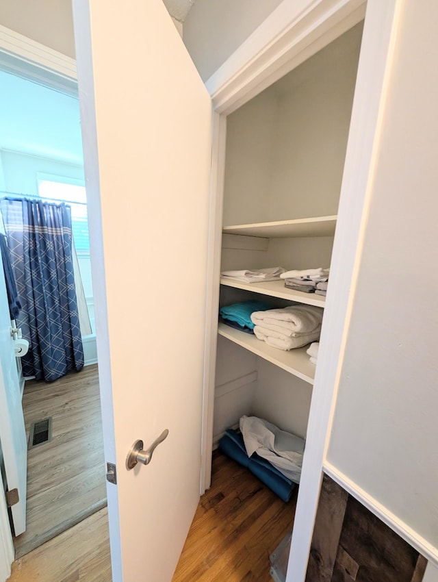 closet with visible vents