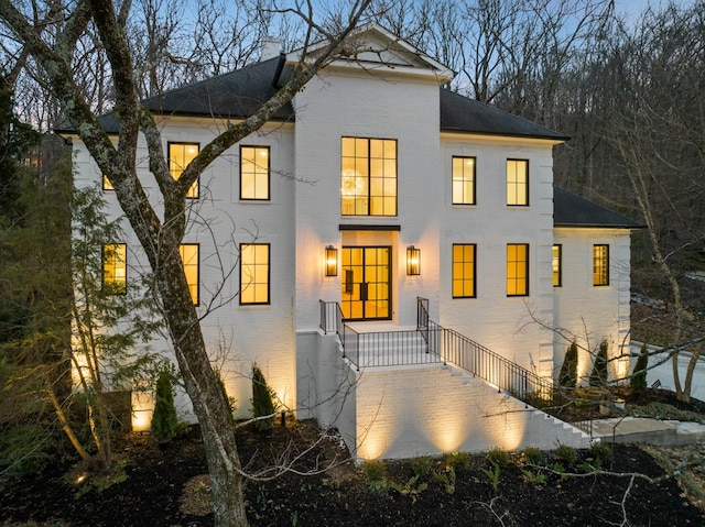 6339 Johnson Chapel, Brentwood, TN 37027 - view of front of property with brick siding and a shingled roof