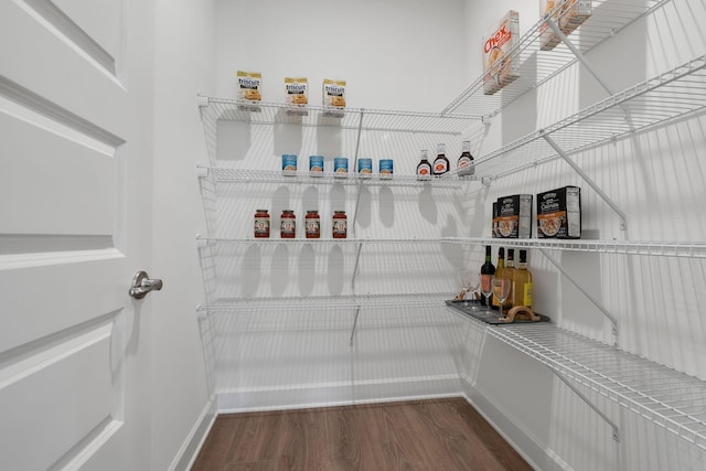 view of pantry