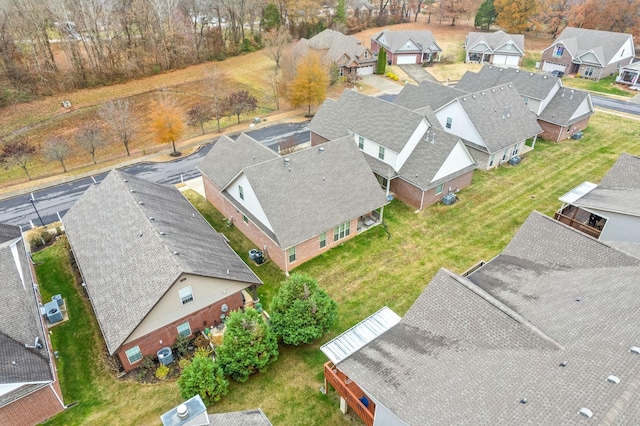 drone / aerial view featuring a residential view