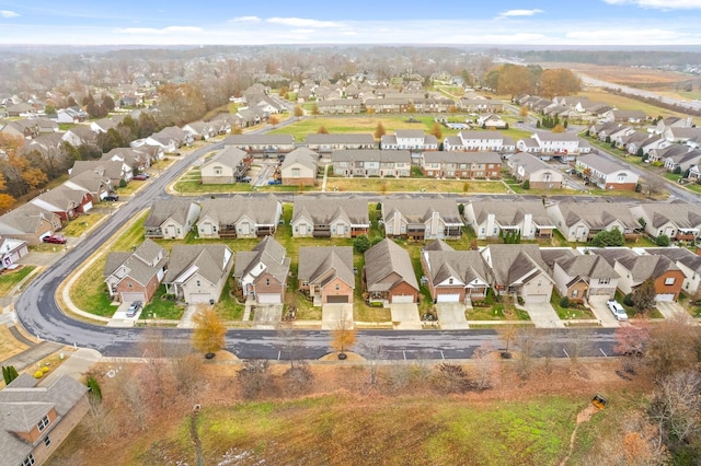 birds eye view of property featuring a residential view