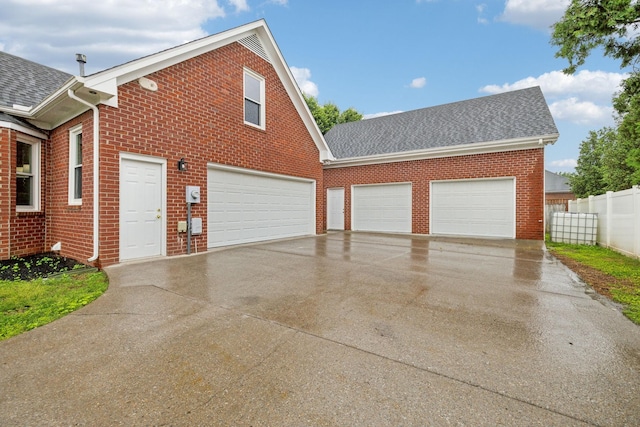 1823 Newton Ave, Murfreesboro, TN 37129 - garage featuring driveway and fence