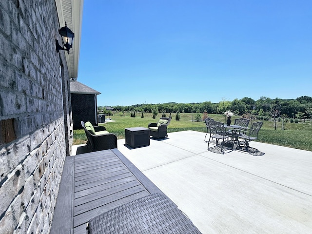 view of patio / terrace with outdoor dining space