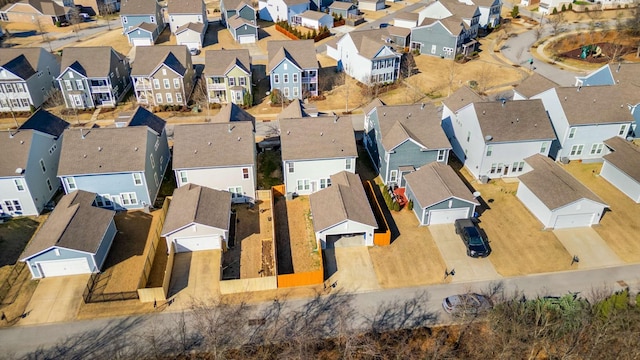 birds eye view of property featuring a residential view