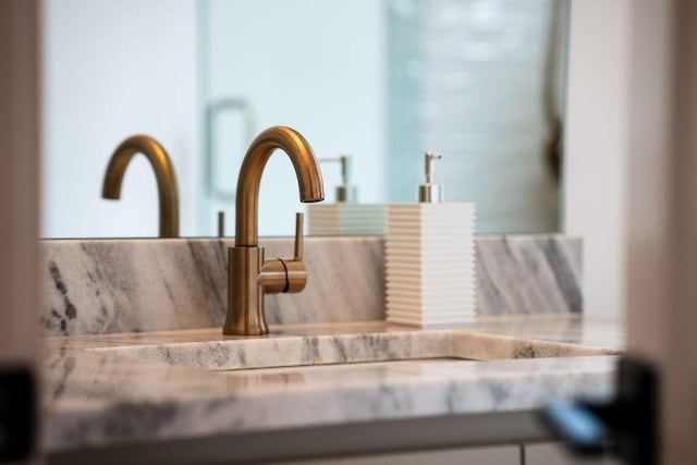 interior details featuring a sink