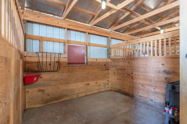 view of horse barn