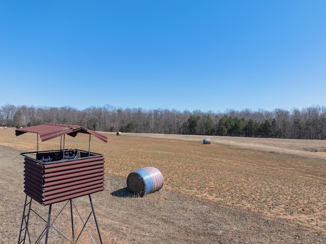 surrounding community featuring a rural view and a yard