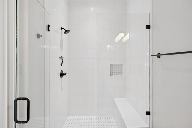 full bath with a stall shower