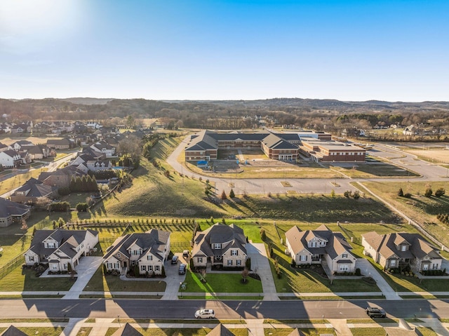 birds eye view of property featuring a residential view