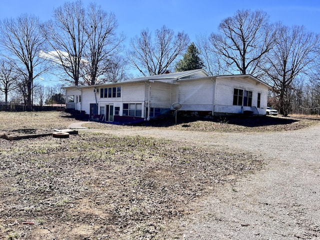 view of side of property