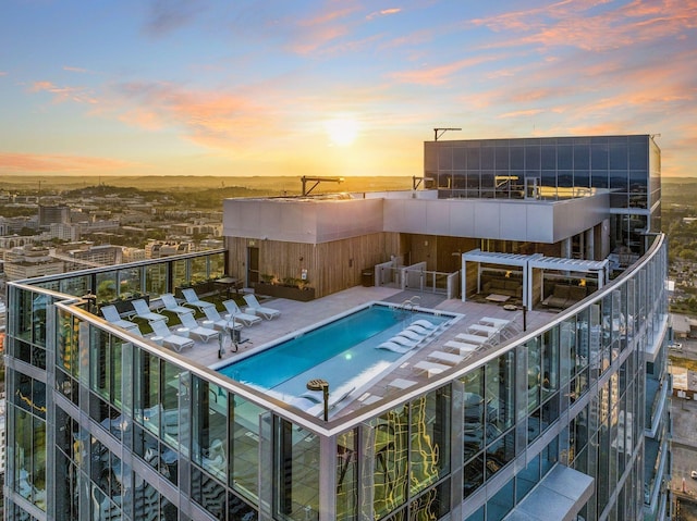 view of community pool