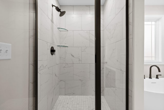 full bath featuring a stall shower