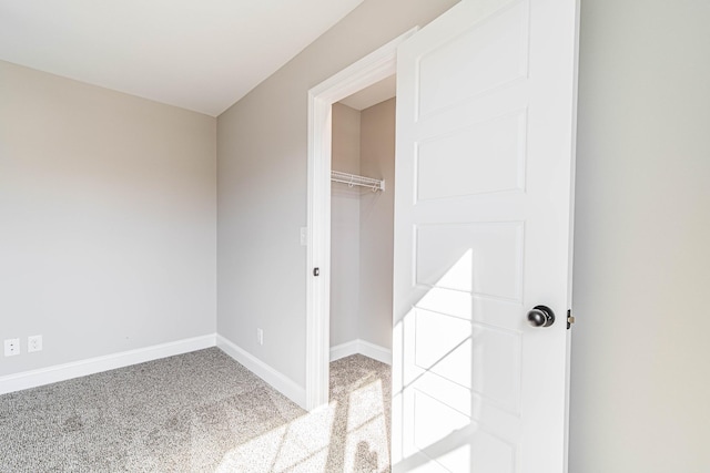 view of closet